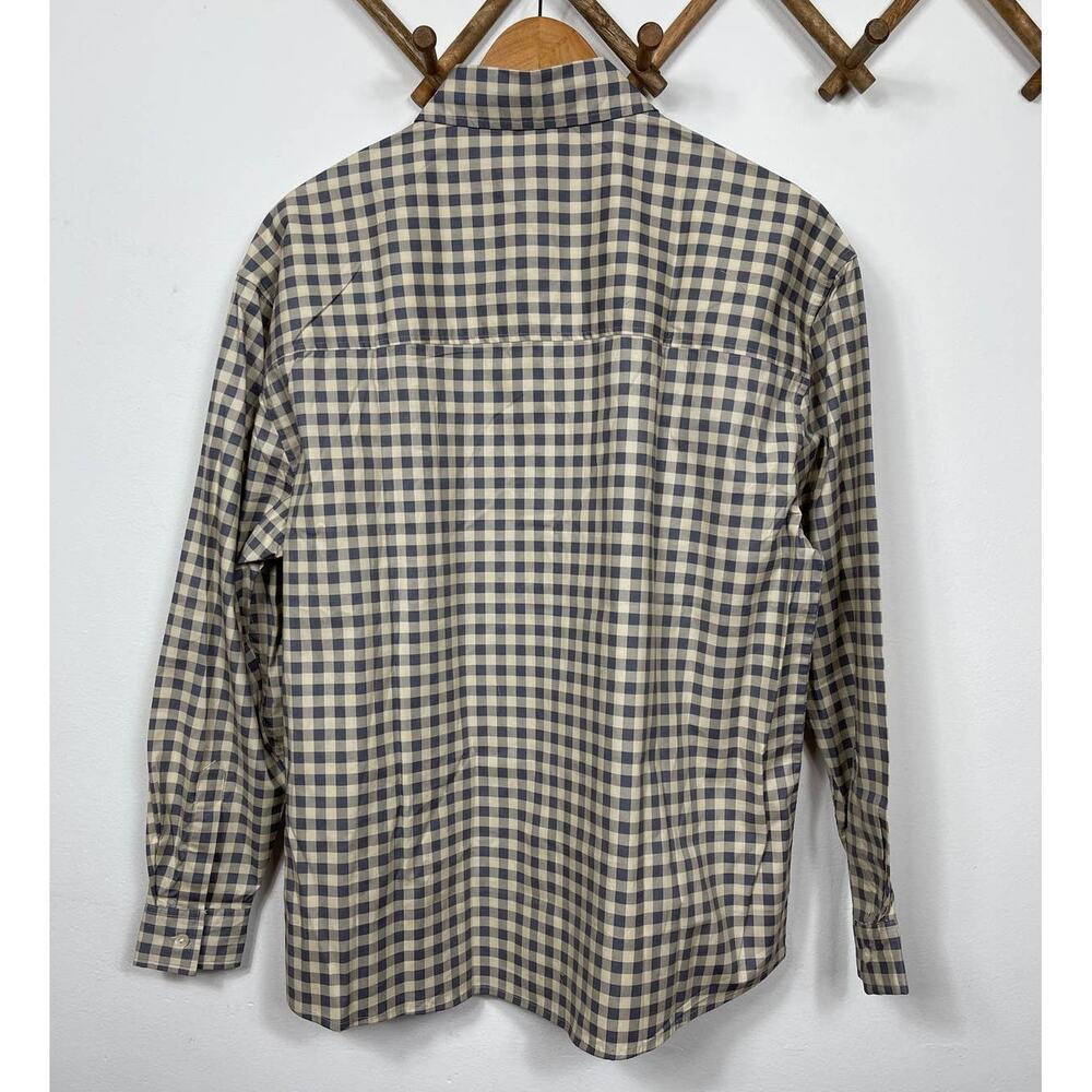 New WeWoreWhat Boyfriend Shirt in Gingham Whisper White Women's Size M/L - Picture 4 of 9